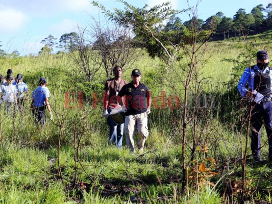 Las imágenes que dejó el enfrentamiento entre pandilleros y policías en Amarateca