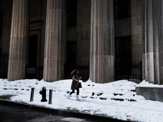 Las imágenes más impresionantes de la nevada en Nueva York