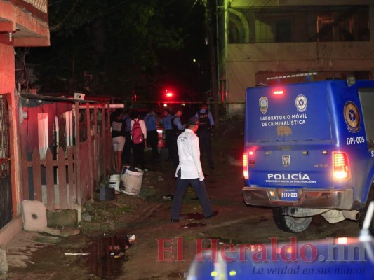 FOTOS: Horrenda escena de masacre que dejó cuatro muertos en la Sandoval Sorto