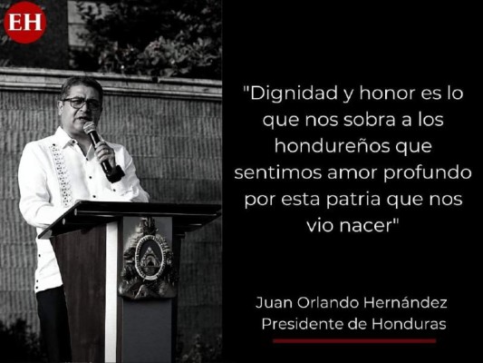 Las frases del presidente Hernández en el 199 aniversario de Independencia