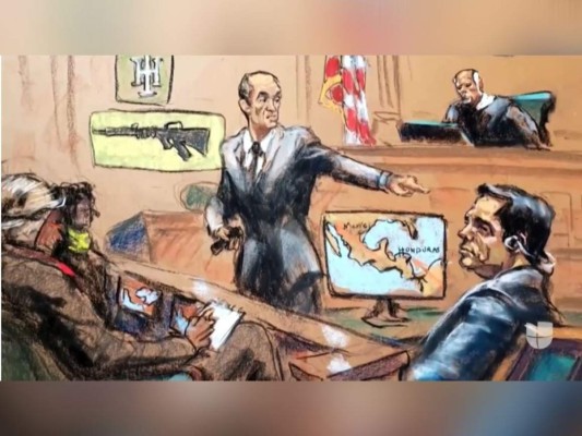 Ilustraciones: Momentos clave del juicio de Tony Hernández