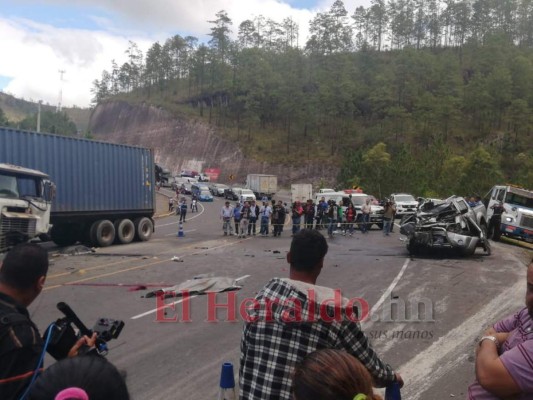 Las fotos del trágico accidente en Zambrano; tres personas murieron