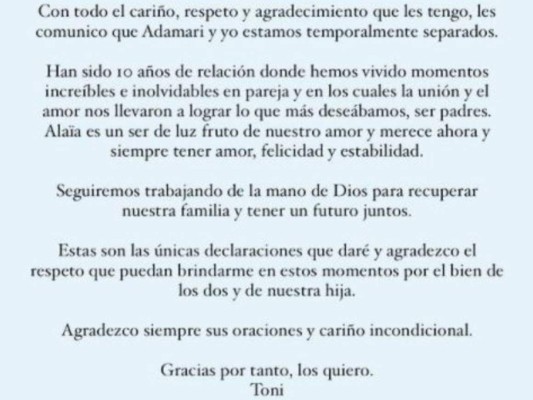 Adamari López y Toni Costa: su separación y primeras reacciones