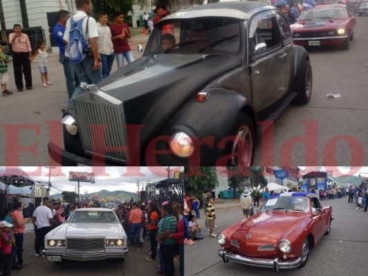 FOTOS: Los autos clásicos que adornan el carnaval de Tegucigalpa