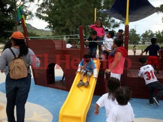 FOTOS: Así es el megaparque Campo Parada Marte inaugurado en la capital de Honduras