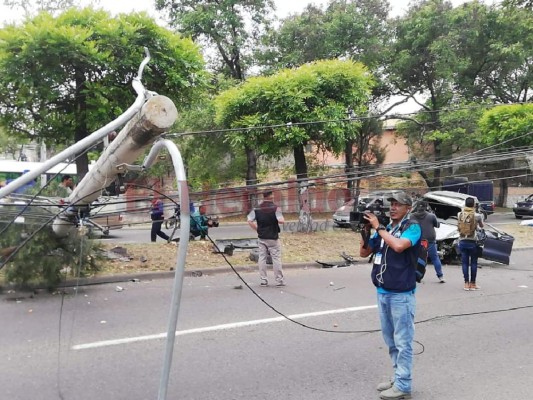 Caos, dinero y balas: Así quedó la escena de asalto a un conductor en Tegucigalpa