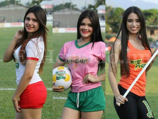 Hermosas mujeres adornan el estadio Humberto Micheletti en la final del fútbol hondureño