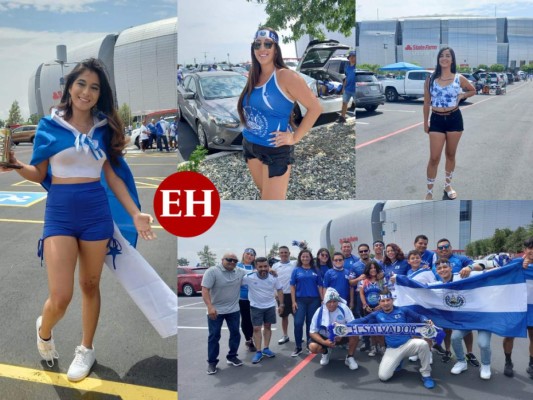 Belleza de hondureñas engalana el ambiente en el Honduras vs. México de la Copa Oro (FOTOS)