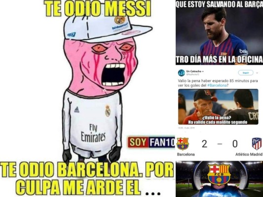 ¡Para reír! Los memes celebran la victoria de Barcelona y despedazan a los equipos de Madrid