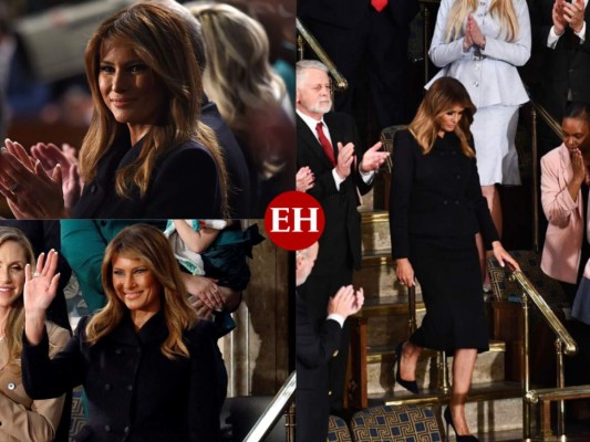 FOTOS: El sofisticado look de Melania Trump en el discurso del Estado de la Unión