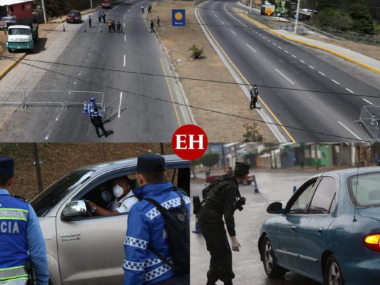 FOTOS: Estrictos operativos controlan toque de queda absoluto en la capital