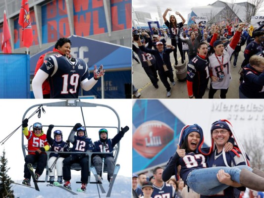 ¡Locura en Estados Unidos! Así se vive el ambiente previo al Super Bowl 53 (FOTOS)