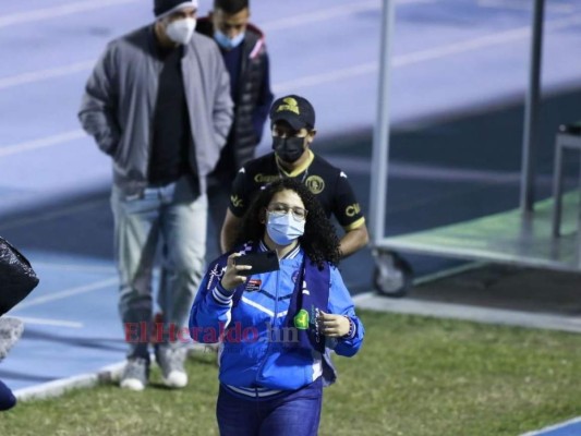 Motagua y Comunicaciones ya están en la cancha del estadio Doroteo Flores