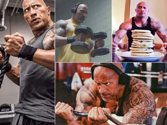 A sus 46 años, así mantiene su estado físico Dwayne Johnson