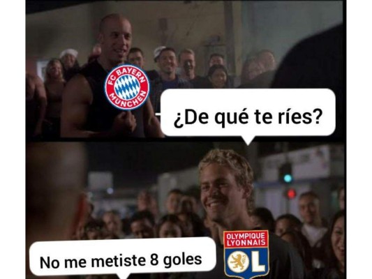 Los divertidos memes que dejó la victoria 3-0 del Bayern sobre el Lyon