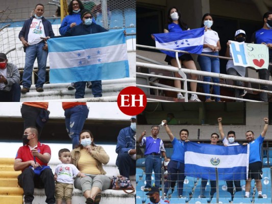 Ambientazo se vive en el duelo entre Honduras vs El Salvador (FOTOS)