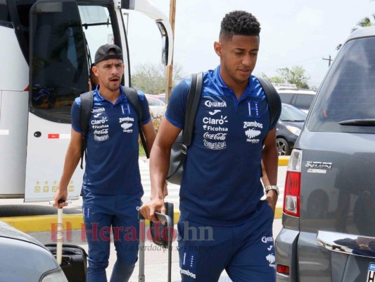 Selección de Honduras partió a Miami para jugar la Copa Oro