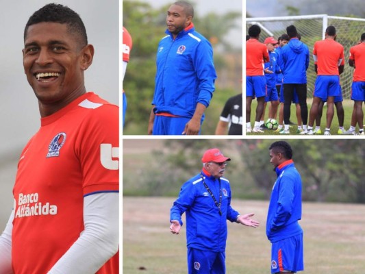 Tensión y regaños en entrenamiento de Olimpia este martes