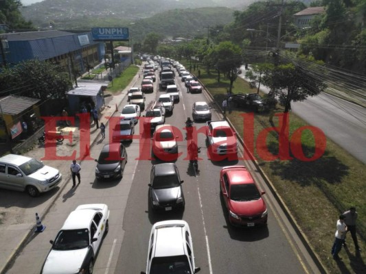 Estas son las zonas obstruidas por el paro nacional de transporte en Honduras