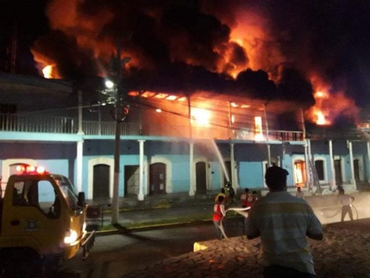 Así era el 'Corredor de los Carrasco', edificio colonial que ardió en llamas