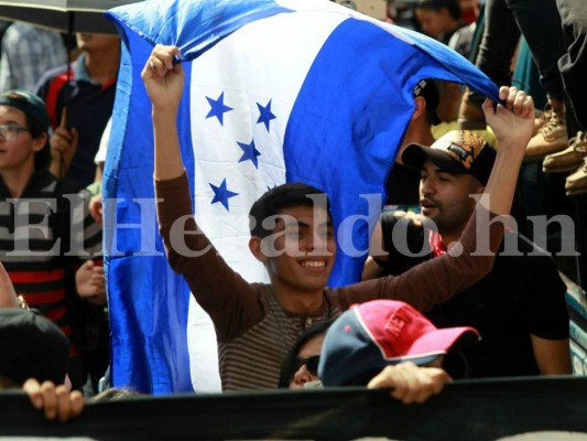 La marcha del Movimiento Estudiantil Universitario en 10 imágenes