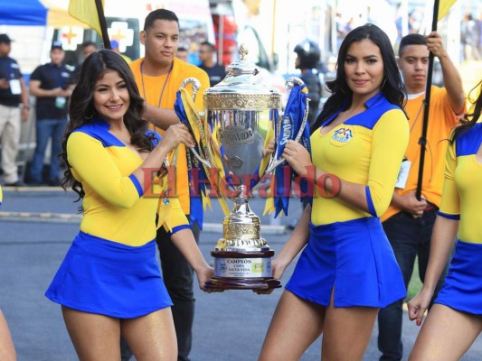 FOTOS: Las bellezas que adornan la gran final entre Motagua y Real España