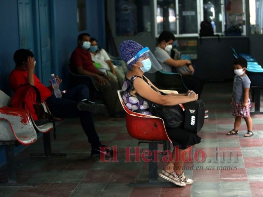 FOTOS: Estrictas medidas de bioseguridad y pocos pasajeros en buses interurbanos