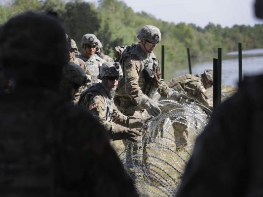 FOTOS: Así resguarda Estados Unidos su frontera sur ante la llegada de caravana migrante