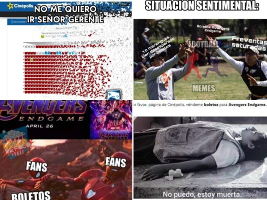 Avengers: Edgame y los mejores memes que ocasionó la caótica compra de entradas para el estreno de la película