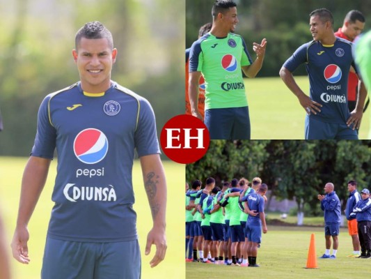 FOTOS: Así fue el primer día de entrenamiento de Óscar Salas con Motagua