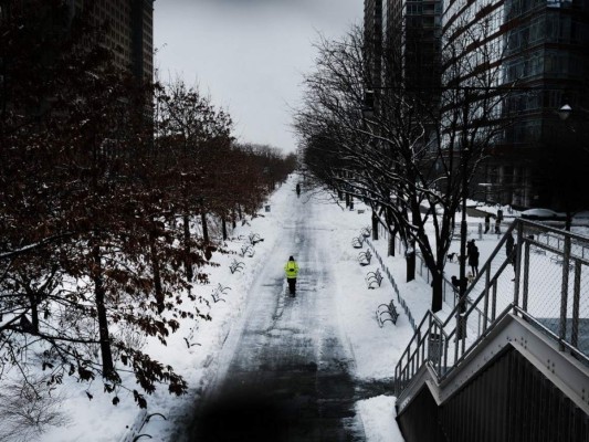 Las imágenes más impresionantes de la nevada en Nueva York