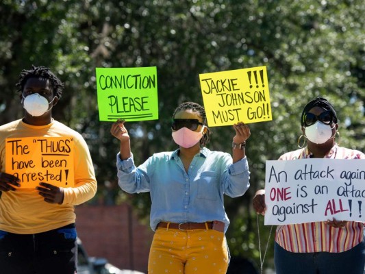 Las protestas en honor a Ahmaud Arbery, afroamericano asesinado en EEUU  