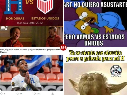 Memes encienden el juego entre la Selección de Honduras y Estados Unidos