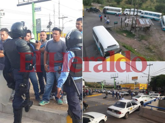 Así es el ambiente que deja el paro de transporte en Honduras