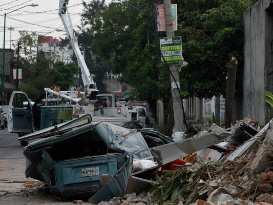 Imágenes de los estragos que provocó el terremoto en México; van 58 muertos