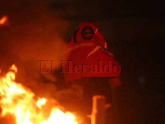 Imágenes de las protestas en La Kennedy en Tegucigalpa