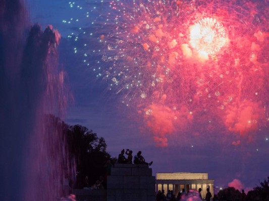 Las mejores fotos del Día de la Independencia Estados Unidos con fuegos artificiales