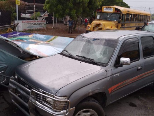 Vendaval provoca severos daños en Choluteca (Fotos)