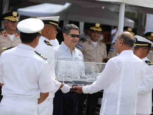 FOTOS: Llega a Honduras el buque patrullero General Trinidad Cabañas para luchar contra el narcotráfico