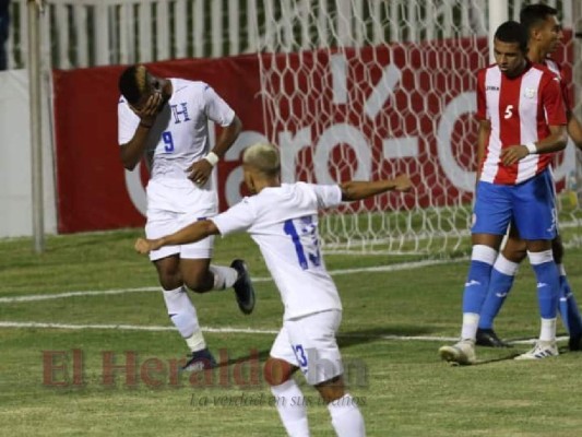 FOTOS: Euforia y lágrimas, la reacción de Benguché al anotar con Honduras en su debut