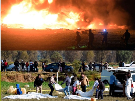 Fuertes imágenes dejó la explosión de conducto de gas en México; 67 muertos y 75 heridos