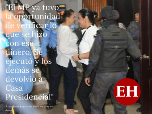 Fotos: Las frases de Rosa Elena de Lobo tras finalizar su juicio