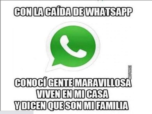 Caída de WhatsApp a nivel mundial genera ola de memes en Internet