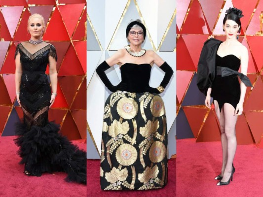 Los vestidos más feos de los premios Oscar 2018; muy estrafalarios