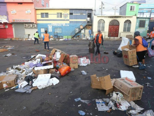 Más de 100 toneladas de basura dejó la Navidad en las calles capitalinas