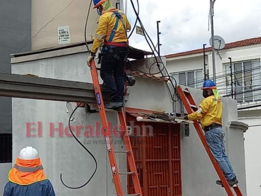 En imágenes: Tras hurto, cortan la energía eléctrica en exclusivas colonias de la capital