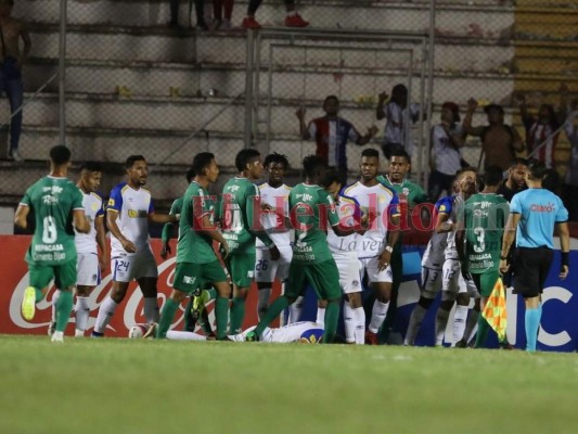 10 fotos que resumen el duelo Olimpia vs Marathón en la jornada 12 del Clausura