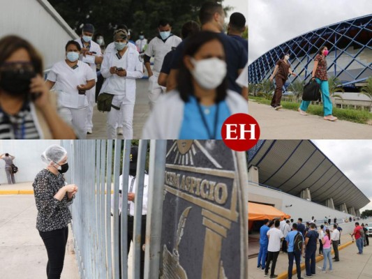 Así arrancó la cuarta jornada de vacunación para terminar de inmunizar al personal médico en la capital (FOTOS)  