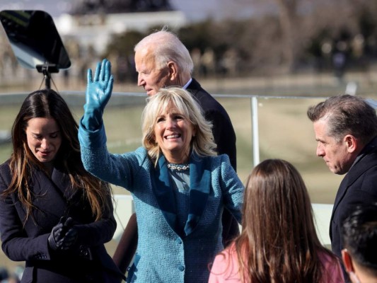 Elegante y clásica: el glamour de Jill Biden en la investidura presidencial