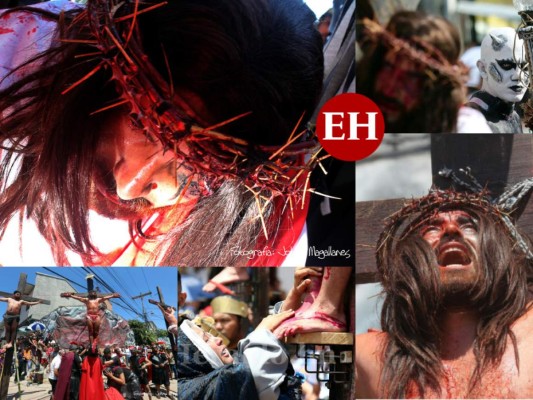 El espectacular Vía Crucis de Iglesia El Calvario que revive la pasión de Cristo